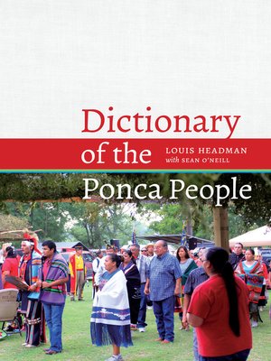 cover image of Dictionary of the Ponca People